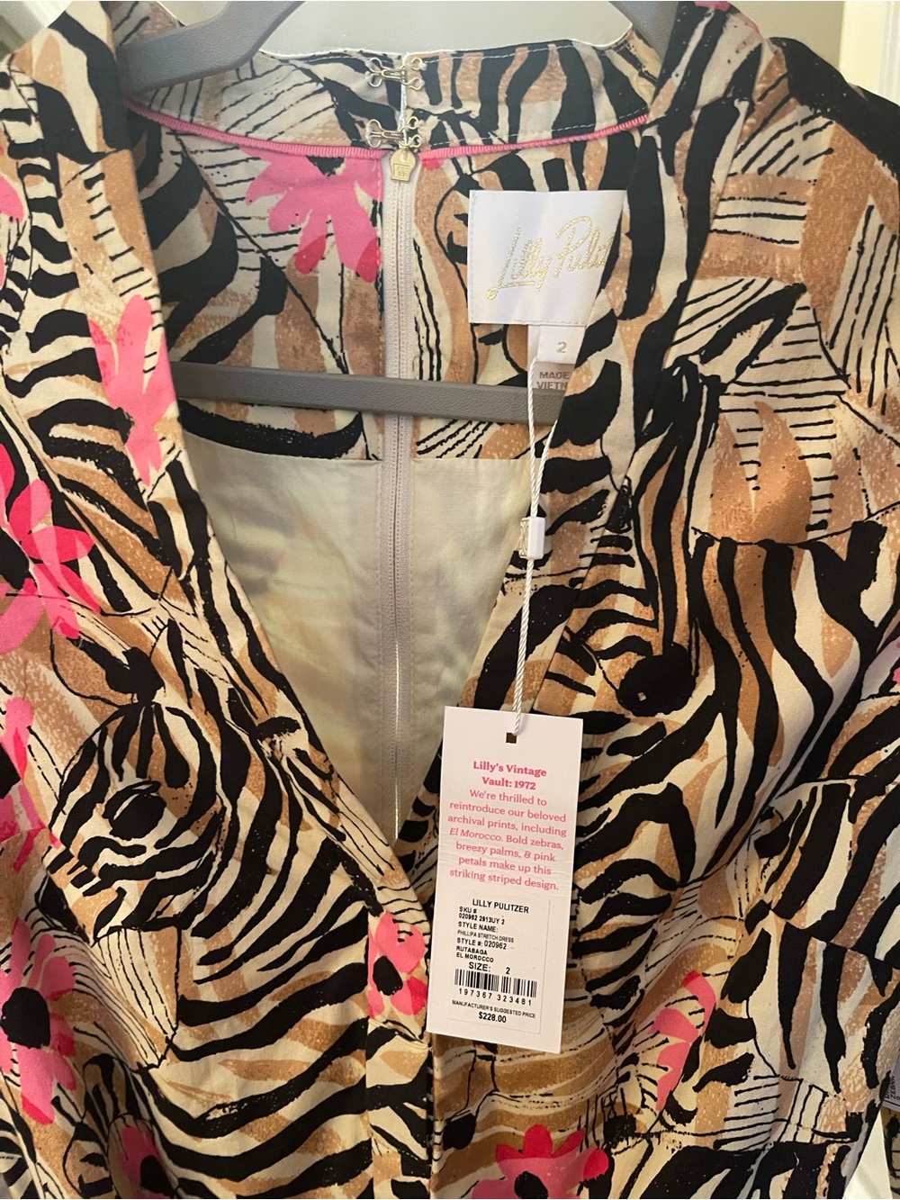 Lilly Pulitzer NWT phillipa stretch dress size 2 
El Morocco - Picture 7 of 9